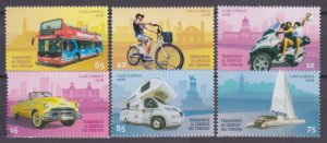 2018 Cuba 6362-6367 Transport - Tourism 5,70 €