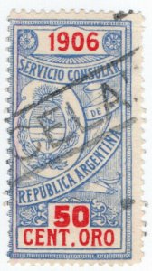 (I.B) Argentina Revenue : Consular Service 50c