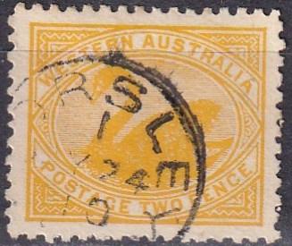 Western Australia #91 F-VF Used CV $3.25  (A18772)