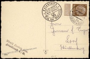 3rd Reich Germany Friedland Sudetenland Annexation Provisional Cover G67111