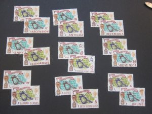 World 1966 Football championship England 9 sets MNH