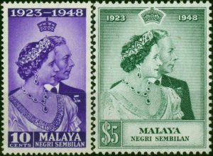 Negri Sembilan 1948 RSW Set of 2 SG40-41 Fine LMM