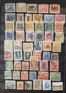 POLAND Vintage Used Stamp Lot z2450