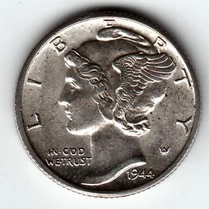 ( #1) 1944 D  No Res. FULL  Split bands 