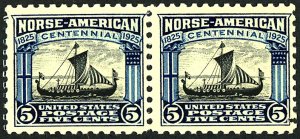 U.S. #621 MINT PAIR OG NH