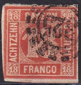 Bavaria #14  F-VF Used CV $140.00  (SU7335)