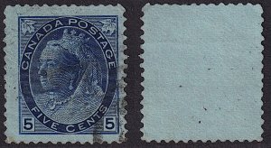 Canada - 1899 - Scott #79 - used - Queen Victoria