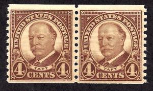 687 Mint,OG,NH... Pair... SCV $9.50