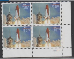 U.S. Scott #2544a Space Shuttle Stamps - Mint NH Plate Block