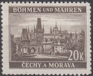 Bohemia & Moravia Scott #48 MNH 1940