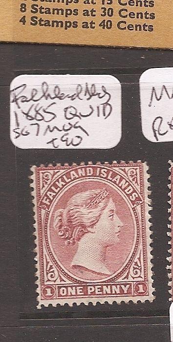 Falkland Islands 1885 QV 1d SG 7 MOG (3dbp)