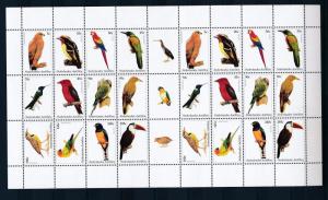 [NAV1412] Netherlands Antilles Antillen 2002 Birds Miniature Sheet MNH