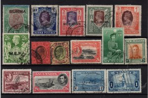 British Commonwealth fine used High Value collection WS37040