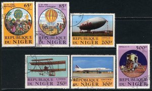Niger; 1983: Sc. #  C318-C323: Used CTO Cpl. Set