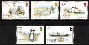 FALKLAND ISLANDS 2004 Sheep Farming; Scott 853-57, SG 980-84; MNH