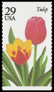 US 2762 Garden Flowers Tulip 29c single MNH 1993