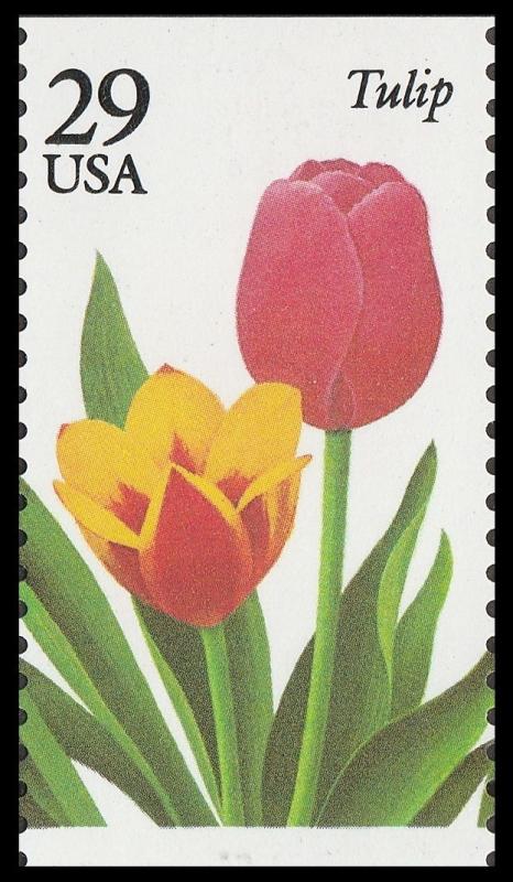 US 2762 Garden Flowers Tulip 29c single MNH 1993