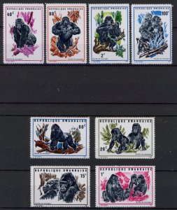 [Hip2279] Rwanda 1970 : Gorilla Good set very fine MNH stamps