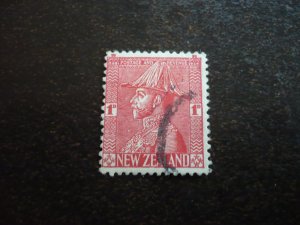 Stamps - New Zealand - Scott# 184 - Used Part Set of 1 Stamp