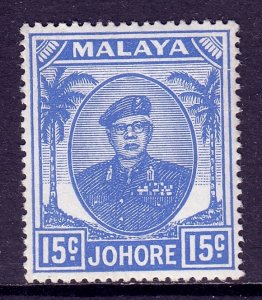 Malaya (Johore) - Scott #140 - MLH - Pencil on reverse - SCV $3.50