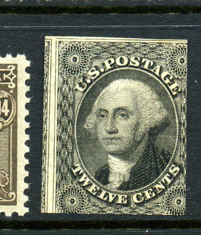 Scott 17 Washington Unused Imperf Stamp with PF Cert (Stock 17-11m)