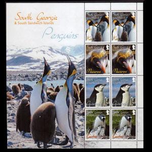 SOUTH GEORGIA 2010 - Scott# C4A Sheet-Penguins NH