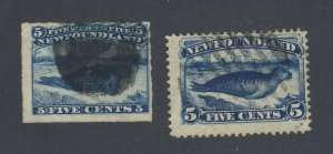 4x Newfoundland Used Stamps #40-51-54-86b Guide Value = $33.00 See all 4 Scans