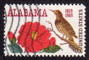 United States 1375 - Used - 6c Yellow-shafted Flicker / Alabama (1969)