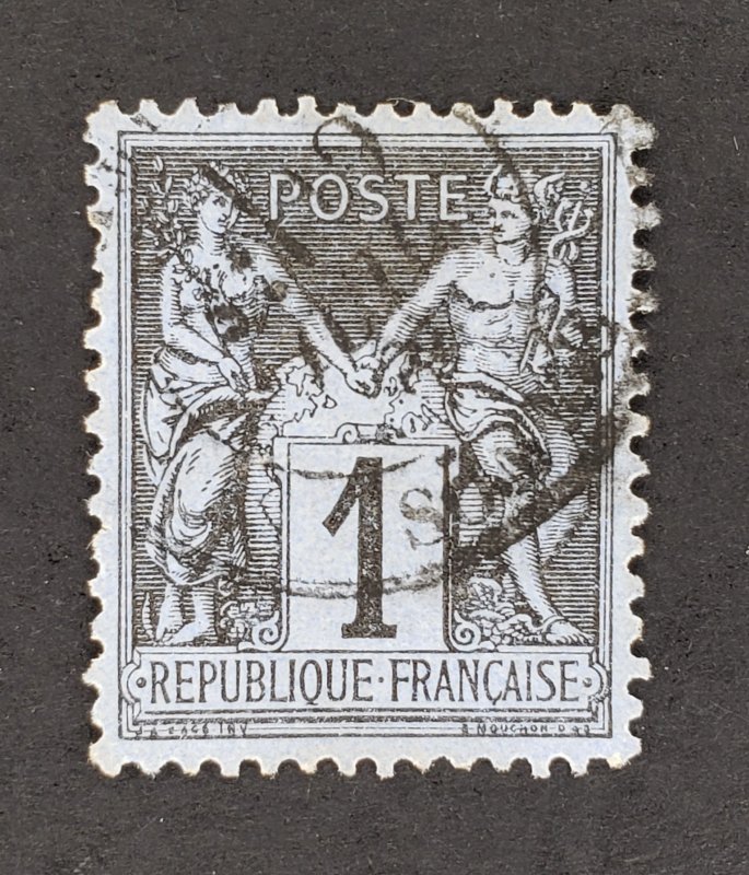 France, Scott #86, VF-XF used, one short perf