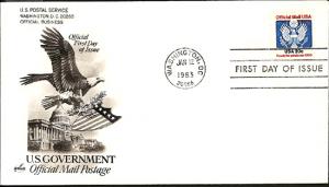 o135 Official Mail FDC - Art Craft Cachet