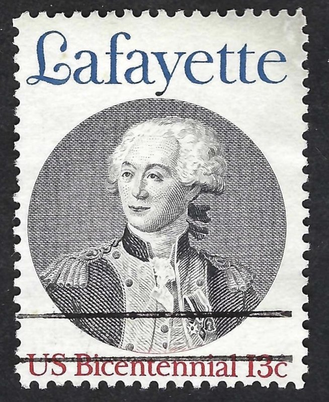 United States #1716 13¢ Marquis de Lagfaayette  (1977). Used.