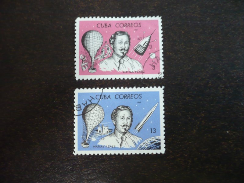 Stamps - Cuba - Scott# 971-972 - Used Set of 2 Stamps