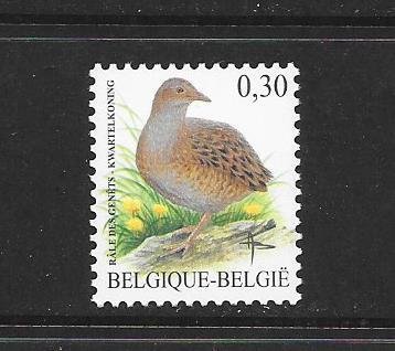 BIRDS - BELGIUM #2124  MNH