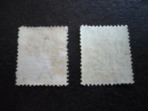 Stamps - Queensland - Scott# 113, 114 - Used Partial Set of 2 Stamps