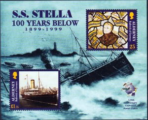 Alderney 1999, Ship Wreck MNH Sheet  # 127