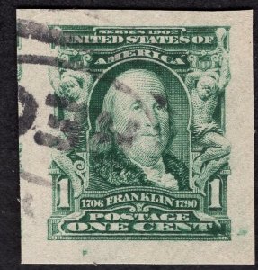 US #314 Superb. Used.