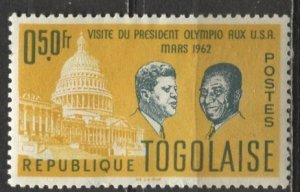 Togo; 1962: Sc. # 432; MLH Single Stamp