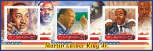 Stamps. Famous people. Martin Luther King 2019 year 1+1 sheets perforated