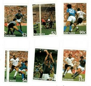 Grenada - 1997 - Pre World Cup '98 - Set Of 6 Stamps - MNH