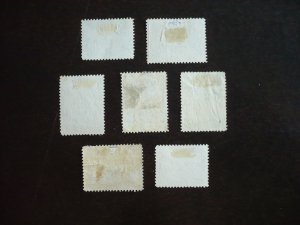 Stamps - Bermuda - Scott# 105-114 - Used Part Set of 7 Stamps