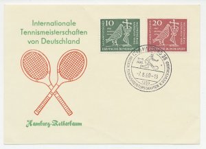 Cover / Postmark Germany 1960 Tennis - International tennis championships