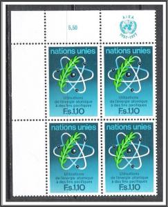 United Nations Geneva #72 Inscription Block MNH