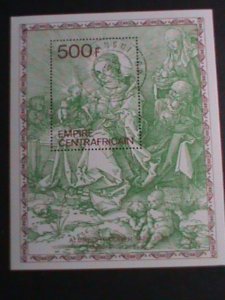 EMPIRE CENTRAL AFRICA-1979 -HOLLY FAMILY-BY DURER-VIRGIN & THE CHILD CTO S/S