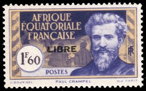 French Equatorial Africa #112  MNH - Stamps of 1936-40 Overprinted (1940)