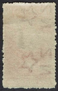 NEW ZEALAND 1902 MOUNT COOK 5/- WMK STAR NZ PERF 14 