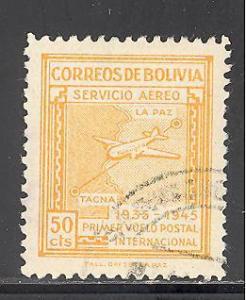 Bolivia C101 used SCV $ 0.25 (DT)