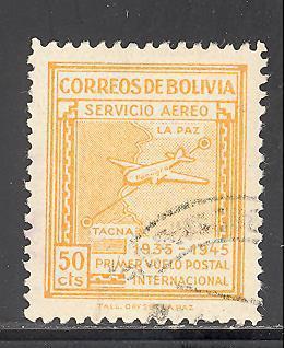 Bolivia C101 used SCV $ 0.25 (DT)