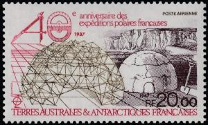 ✔️ FRENCH TERR. FSAT/TAAF 1988 - POLAR EXPEDITION - YV. PA 102 ** MNH [FS3102]