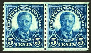 U.S. #602 MINT PAIR OG NH