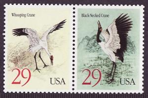 #2867 - 2868 Cranes Pair  - MNH